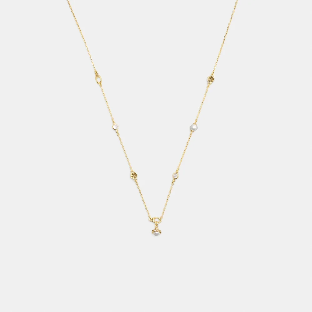 Pearl Charm Necklace