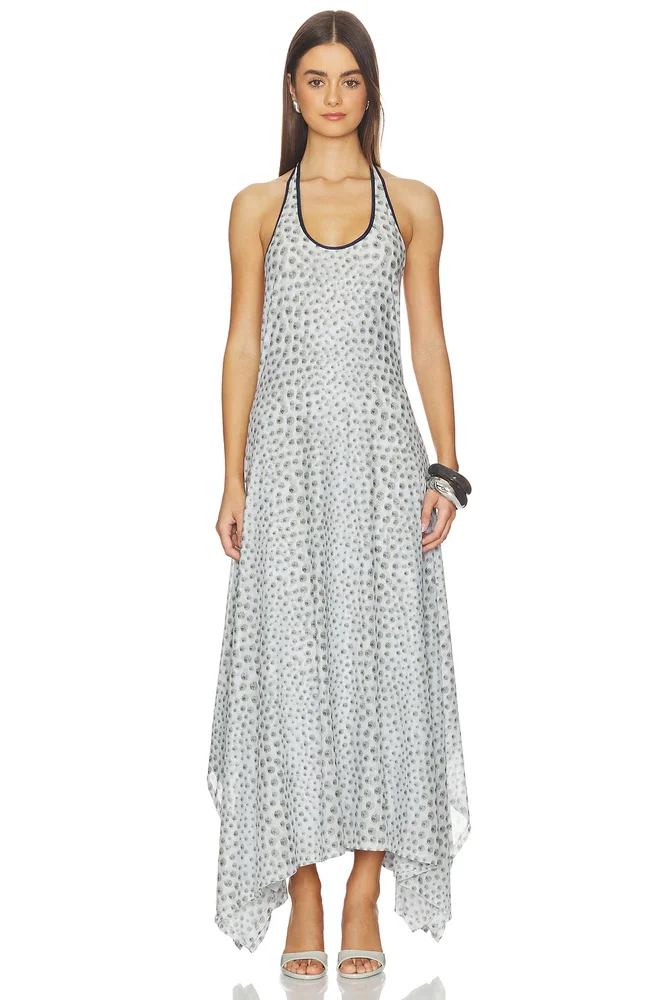 Halterneck Handkerchief Dress