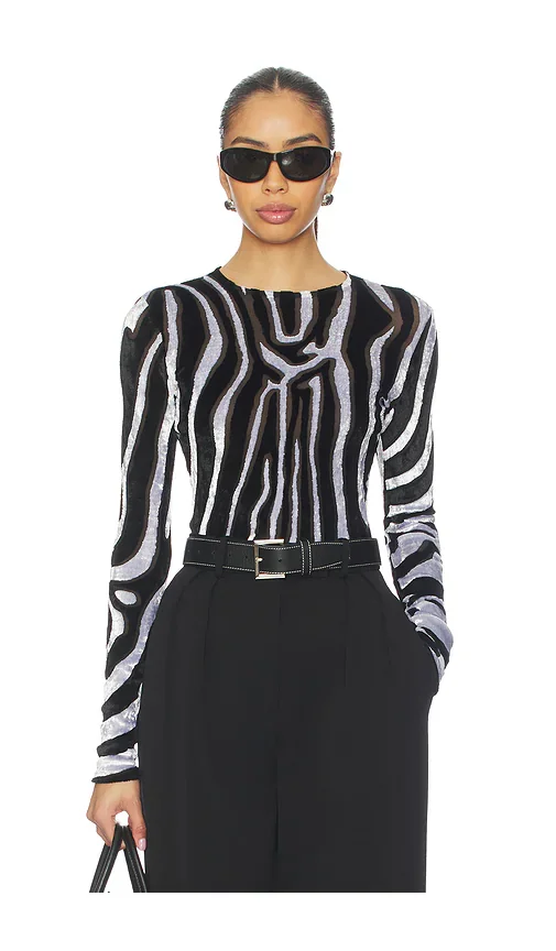 Michelle Top in Crepe