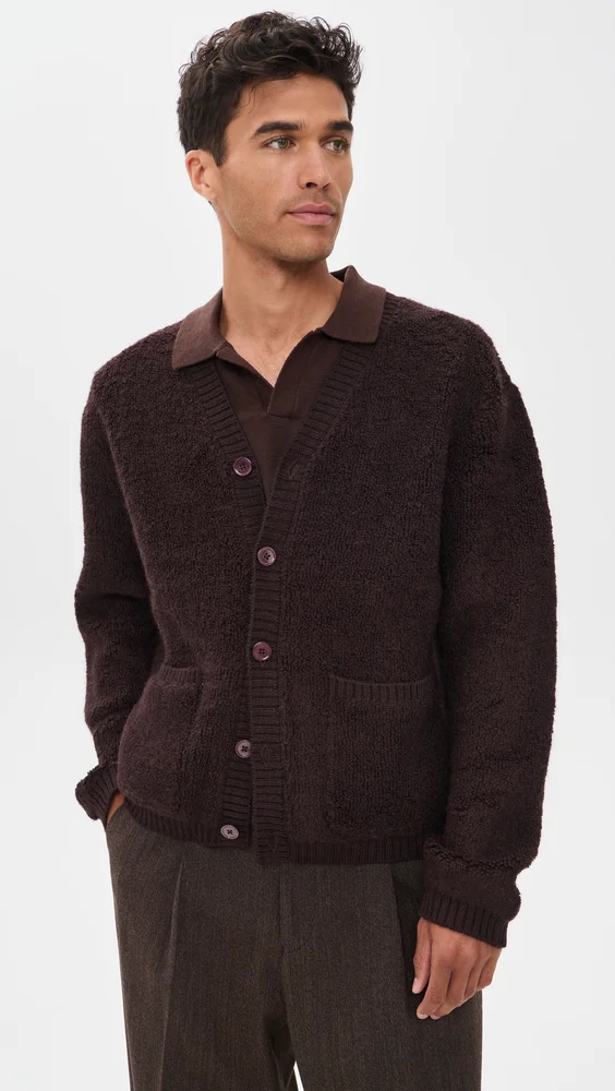 Terry Fleece Cardigan