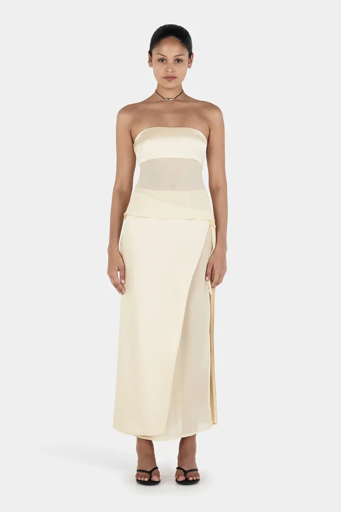 Ricky Midi Skirt Buttercream