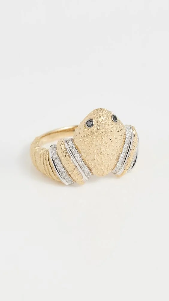 Gold Frog Ring