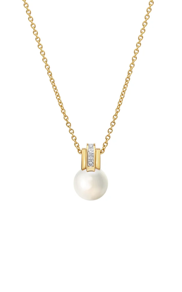 Raisina 18K Yellow Gold Diamond Necklace