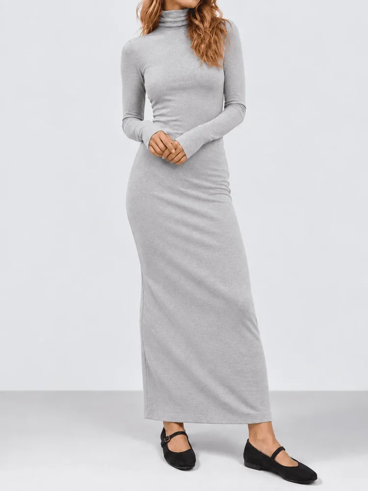 Turtleneck Maxi Dress