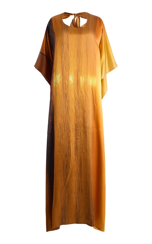 Sunet Landscape Silk Maxi Dress