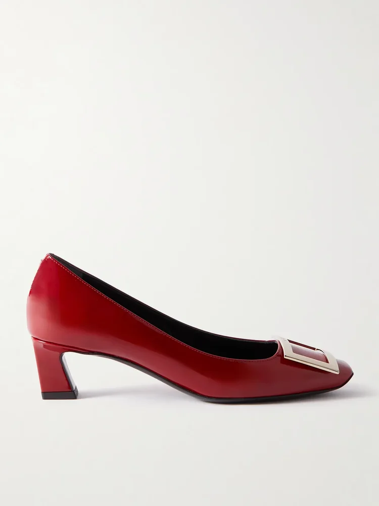 Trompette 45 patent-leather pumps
