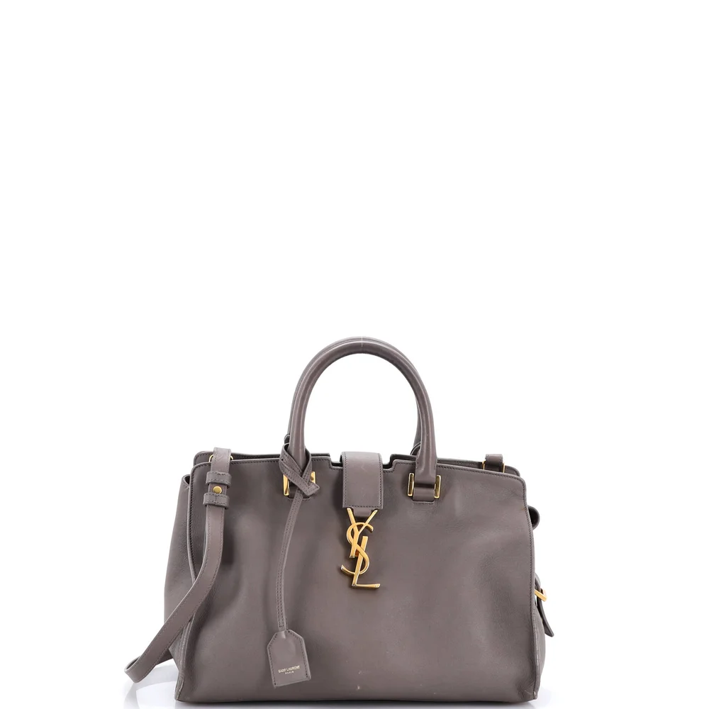 ysl Monogram Cabas Downtown Leather Small