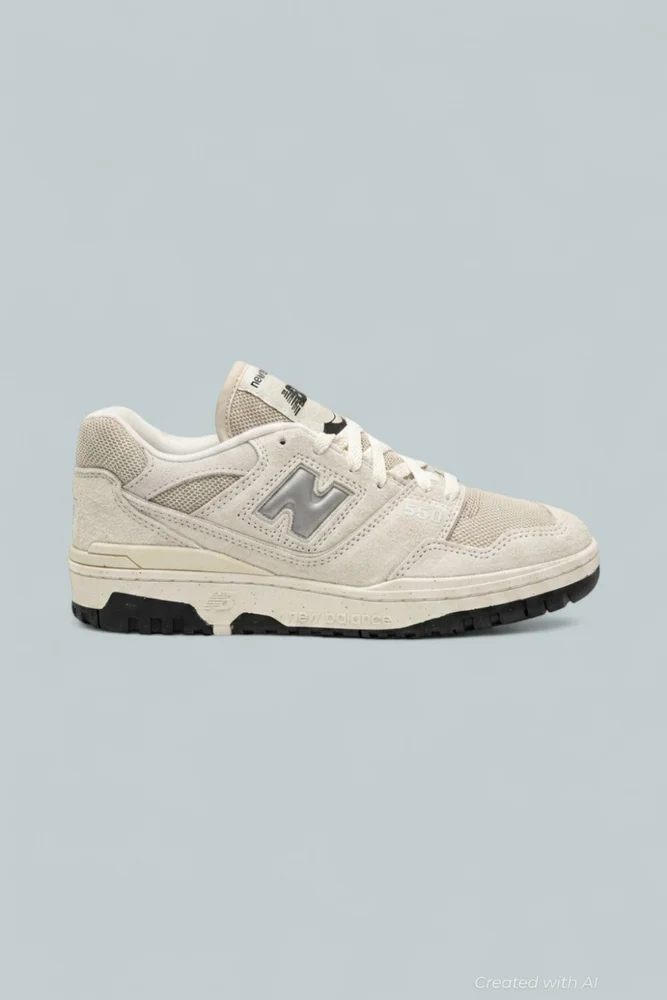 Bb550v1 Lace Up Sneakers - Sea Salt