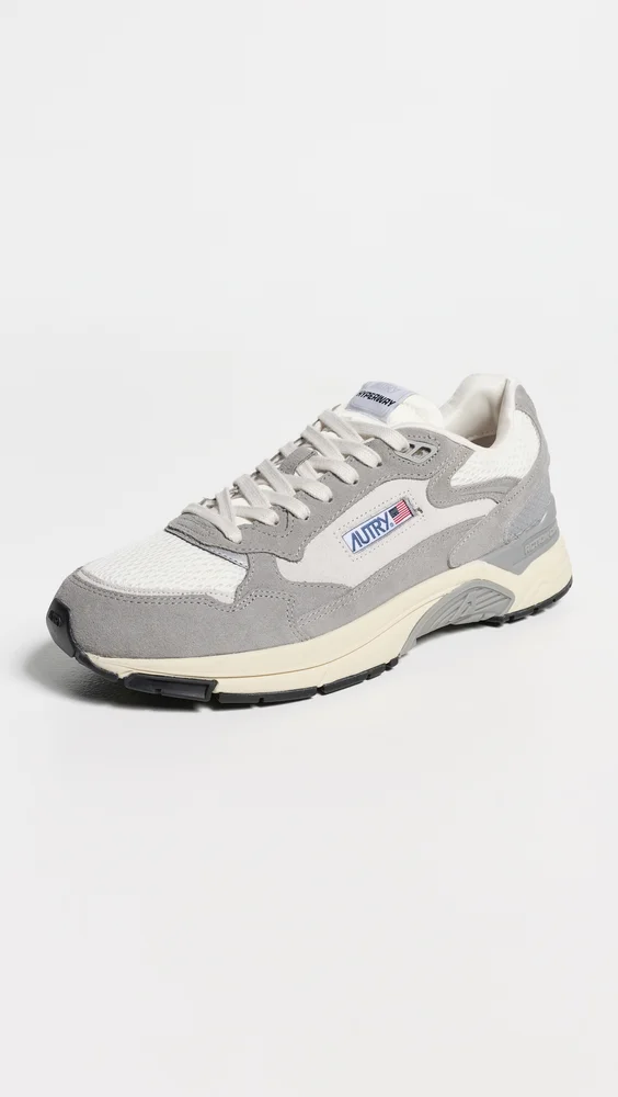 Hyperway Low Man Suede Mesh Sneakers