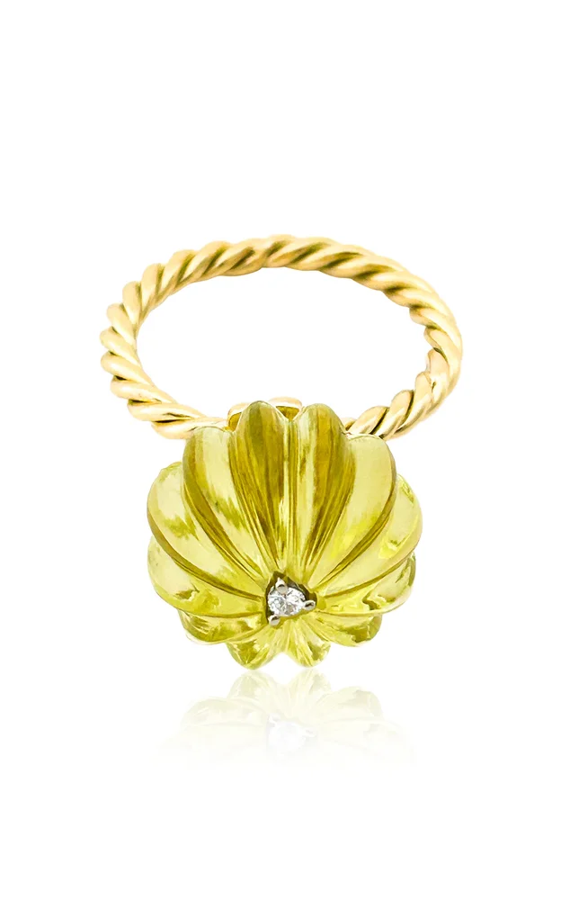 18K Yellow Gold Multi-Stone Ring