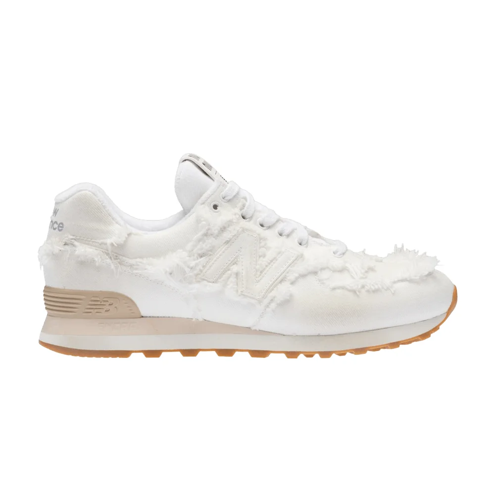 574 Denim White (Women's)