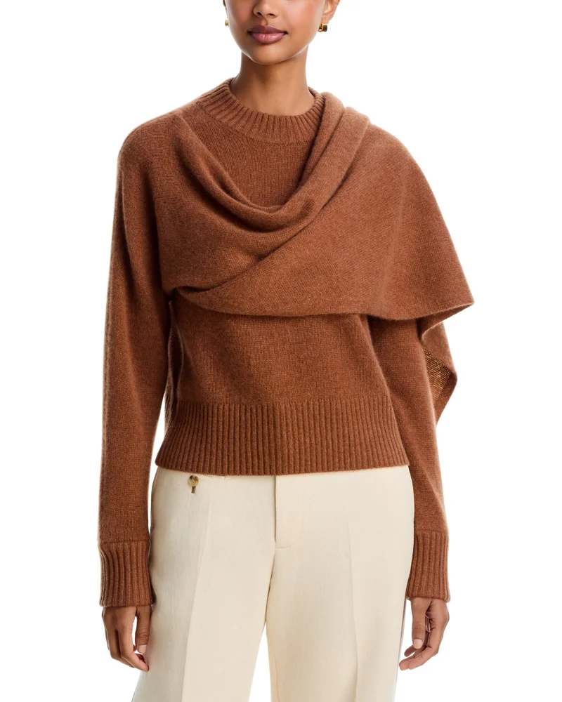 Scarf Cashmere Sweater - Exclusive