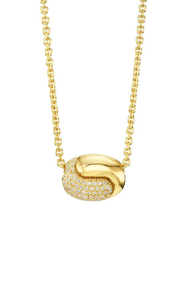 Holos 18K Yellow Gold Diamond Necklace
