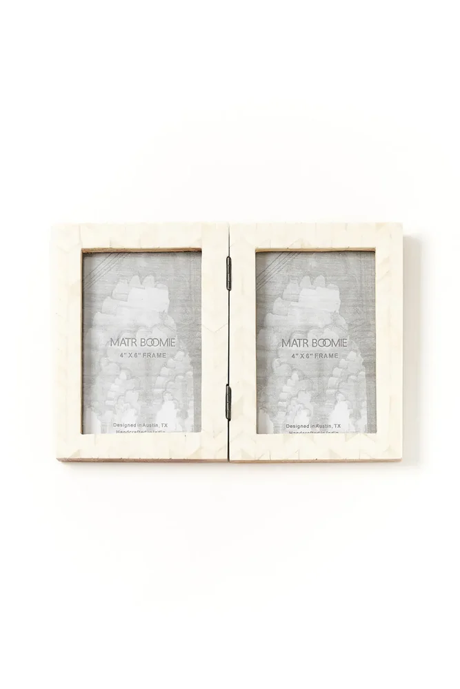 Artemis Carved-Bone Picture Frame