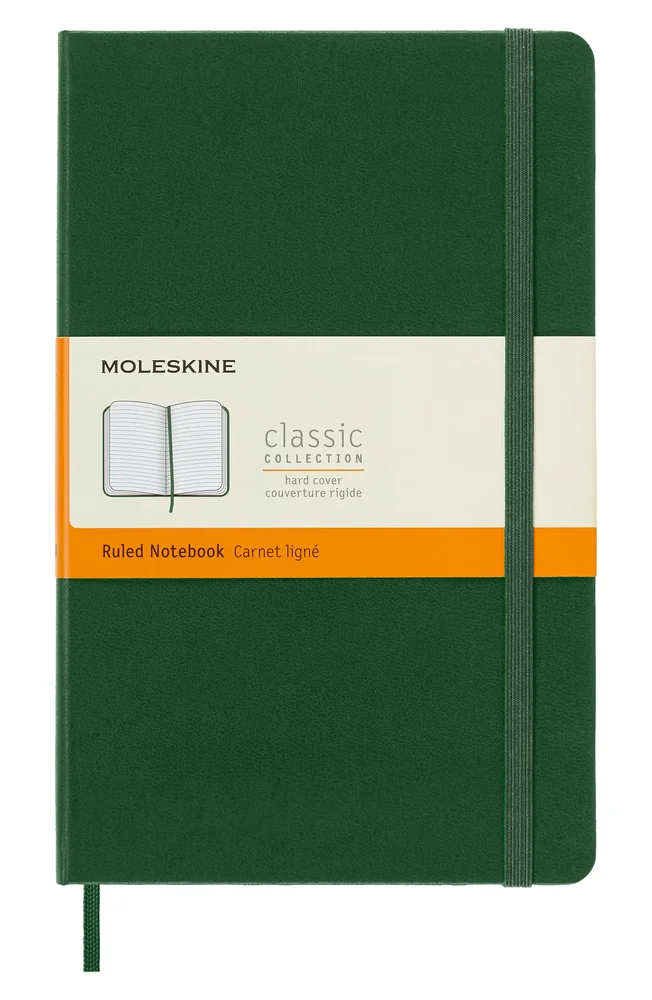 Large Ruled Hardcover Notebook