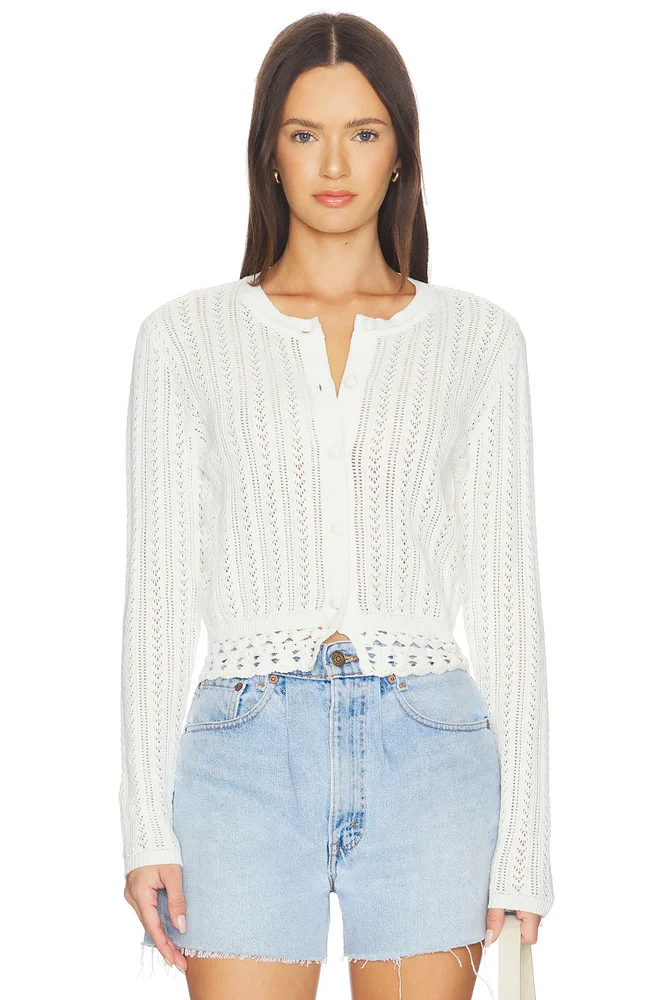 Lilibeth Pointelle Cardigan