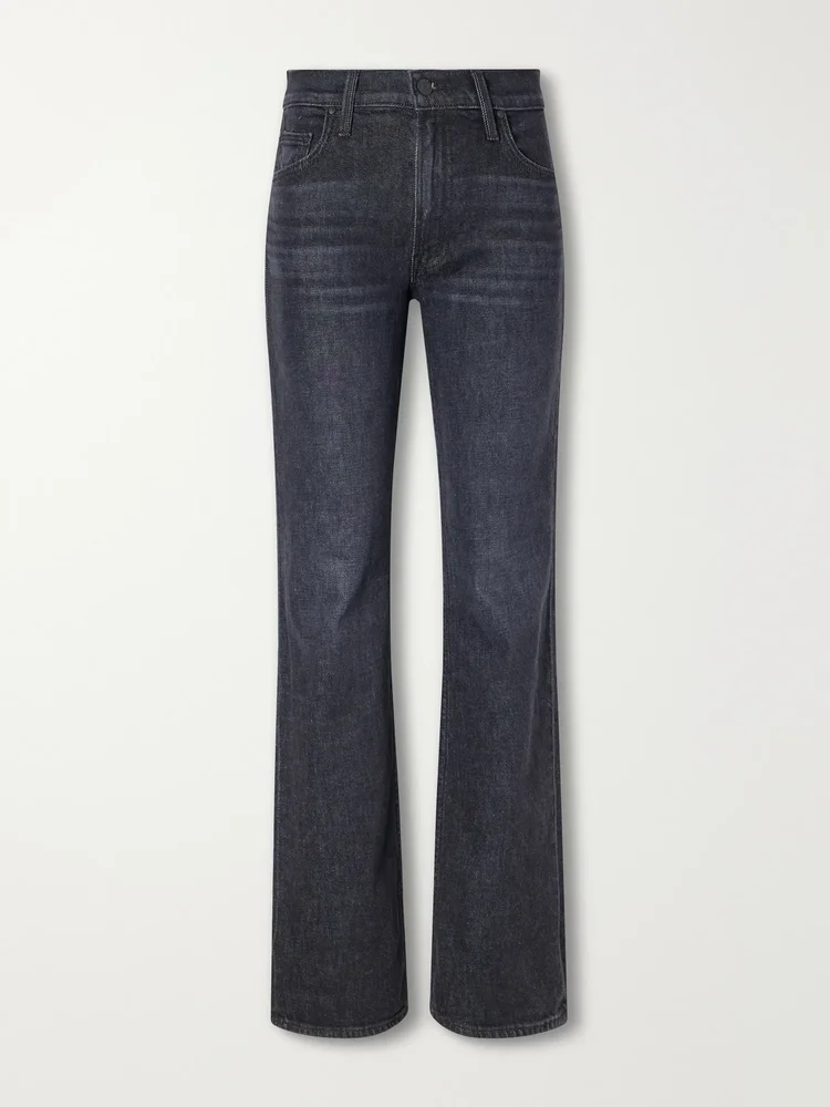 The Reifler stretch mid-rise straight-leg jeans