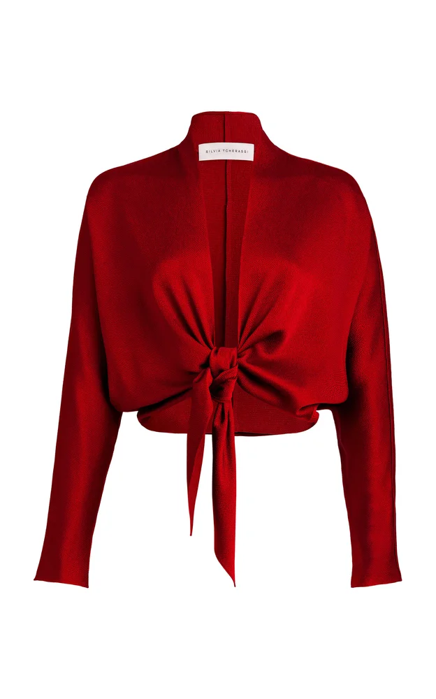 Reiko Tie-Front Blouse
