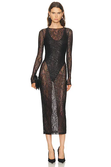 Lace Midi Dress