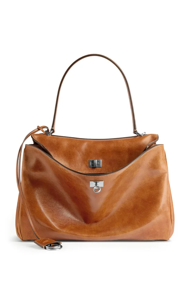 Rodeo Medium Leather Top Handle Bag