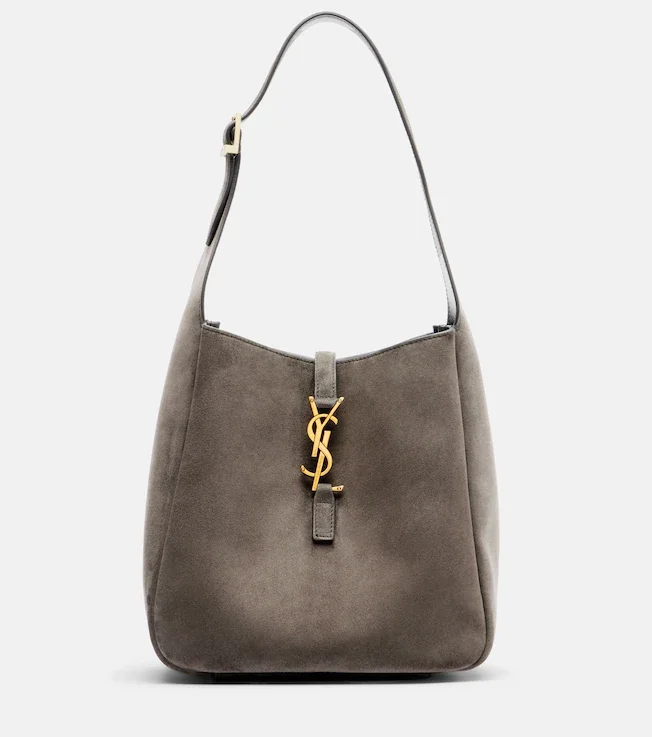 Le 5 à 7 Supple Small suede shoulder bag