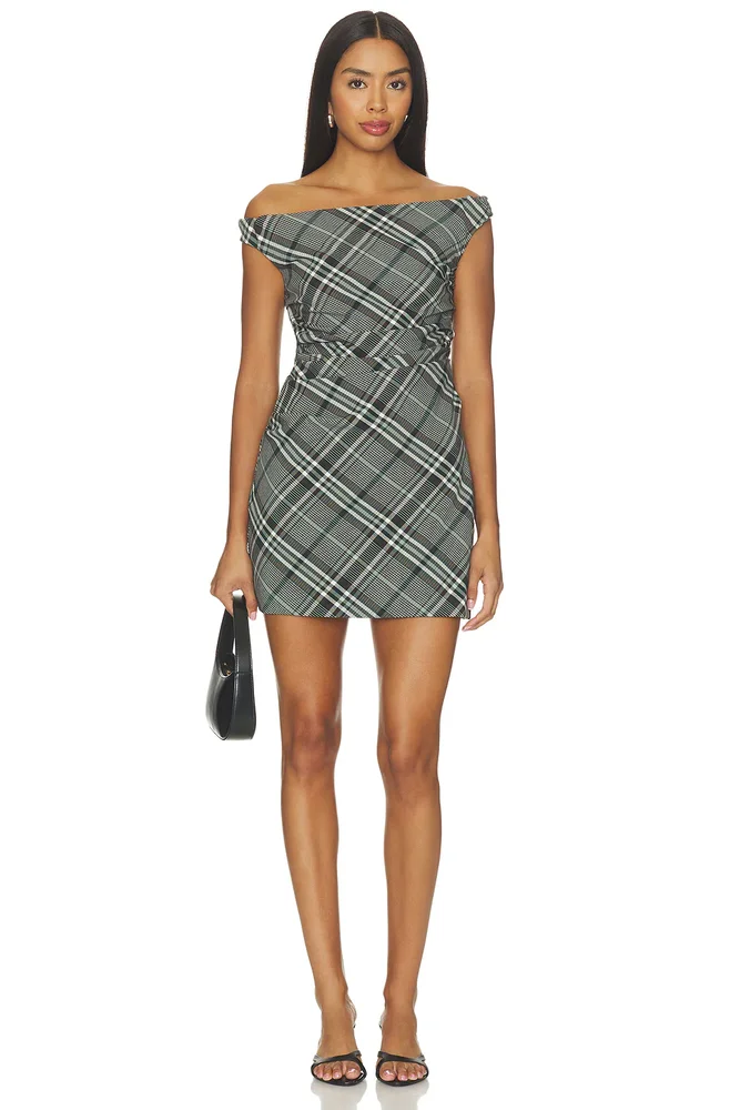 Wells Off-shoulder Mini Dress
