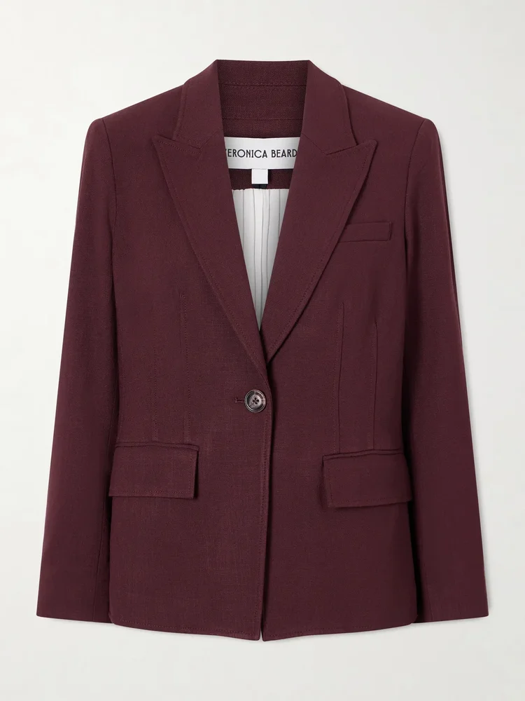 Isaac Dickey crepe blazer