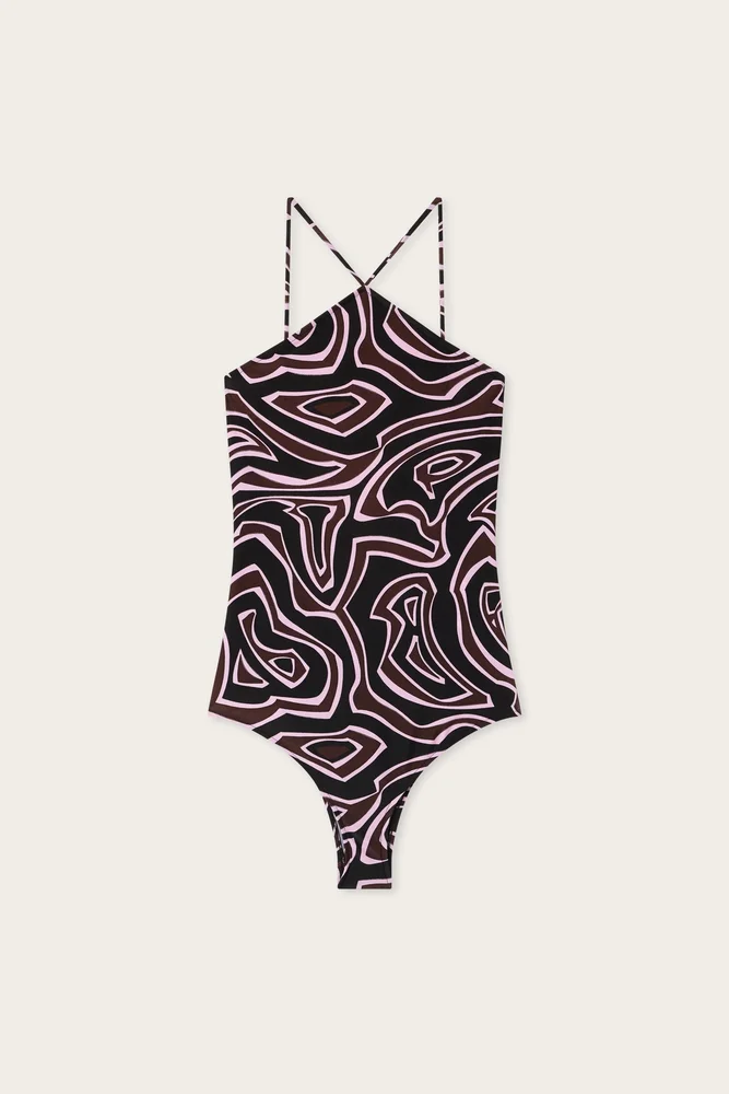 Labirinto Print Swimsuit