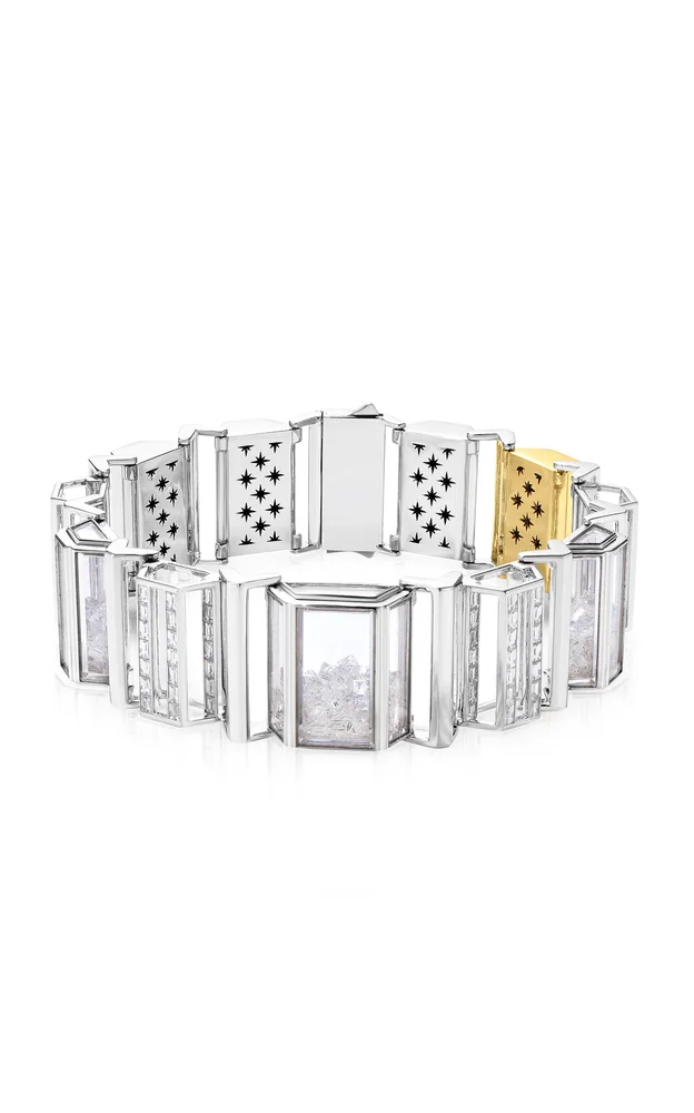 18k Yellow Gold / 18k White Gold Senda Bracelet