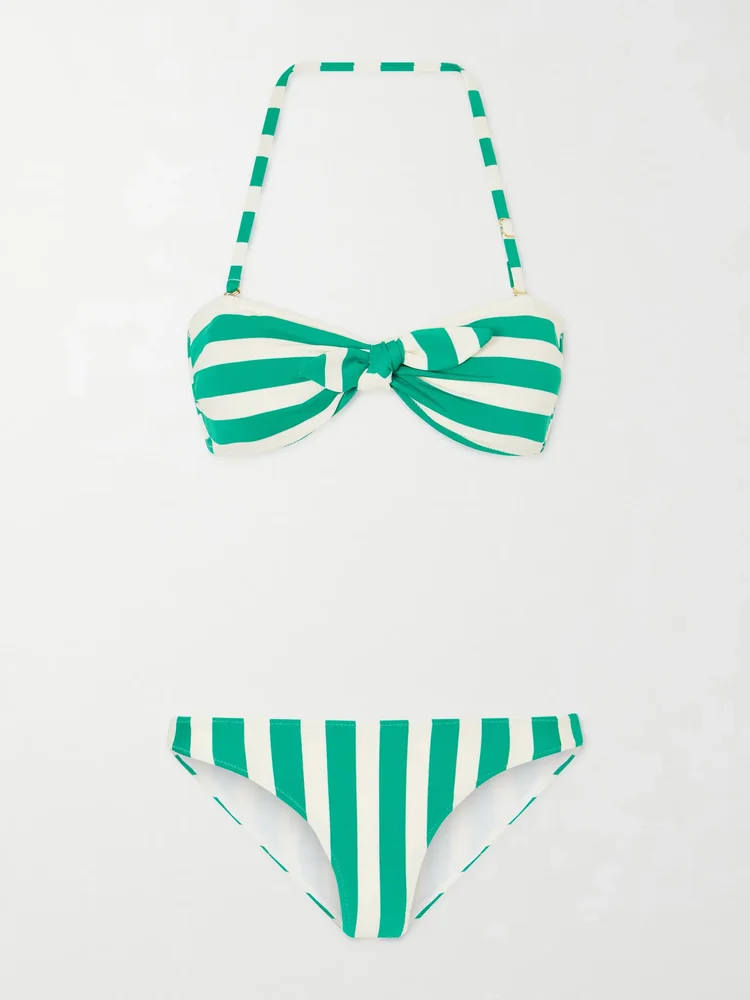Striped bikini
