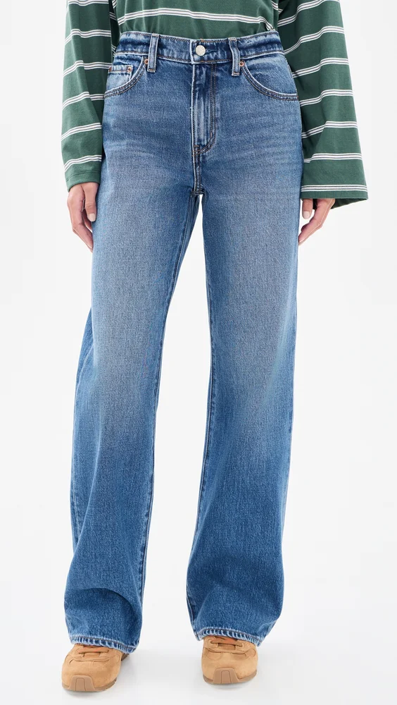 2K Mid Rise Relaxed Baggy Jeans