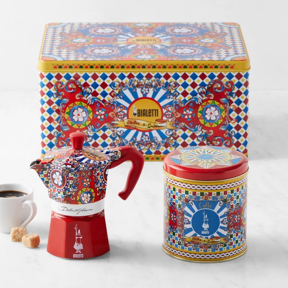 Moka Dolce & Gabbana 3-Cup + 1 Irresistible Coffee Tin Gift Set