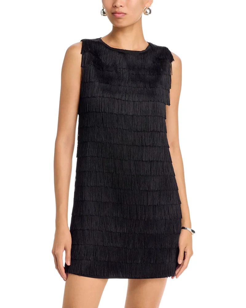 Fringe Front Mini Dress, Exclusive