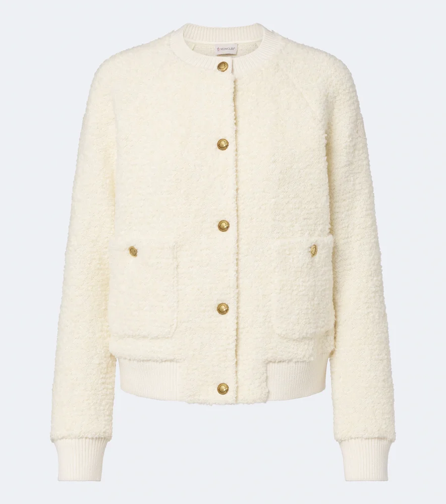 Bouclé cardigan
