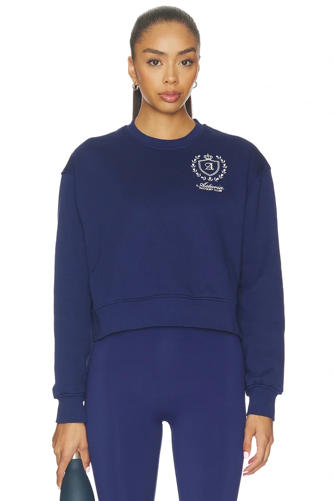Racquet Club Cropped Sweatshirt