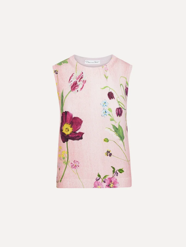 Mixed Botanical Printed Tank
