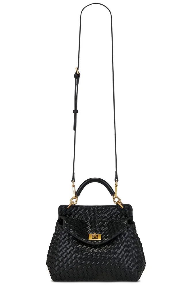 Lucia Classic Top Handle Woven Bag