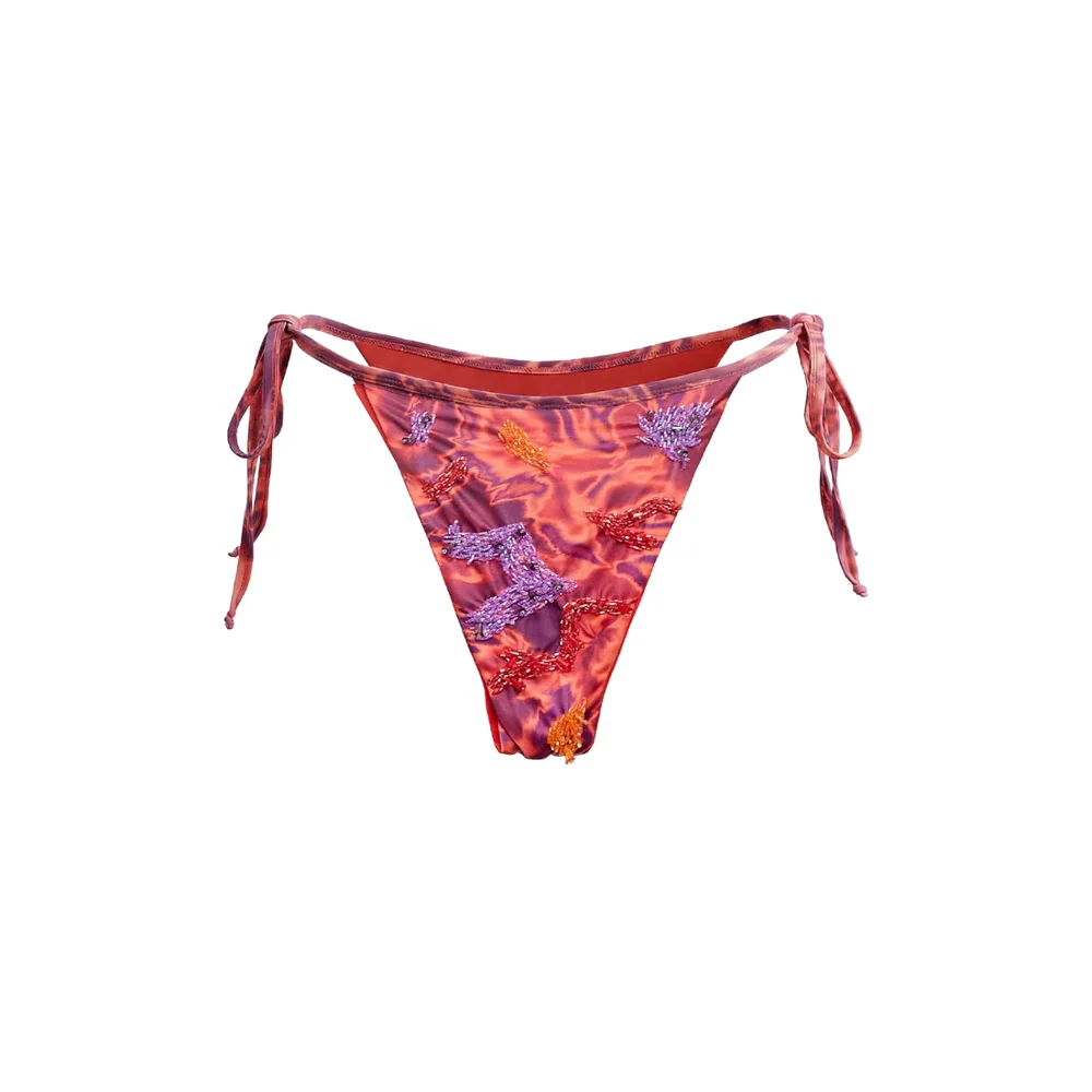 ZUSI BIKINI BOTTOM (RED PURPLE)