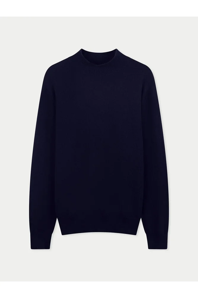 Timeless Mock Neck Cashmere Sweater