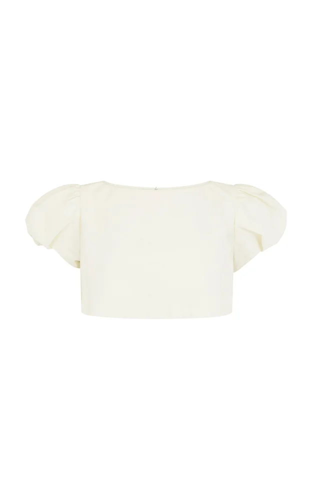 Exclusive Macy Cotton Crop Top