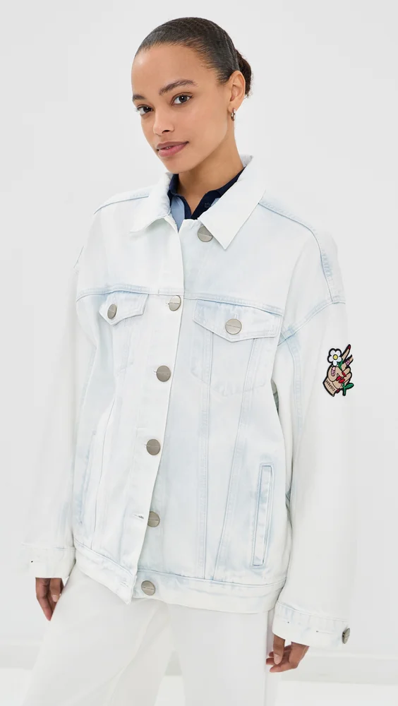 Oversized Denim Trucker Jacket