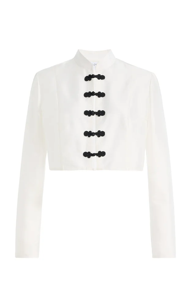 Exclusive The Fitted Crepe Top