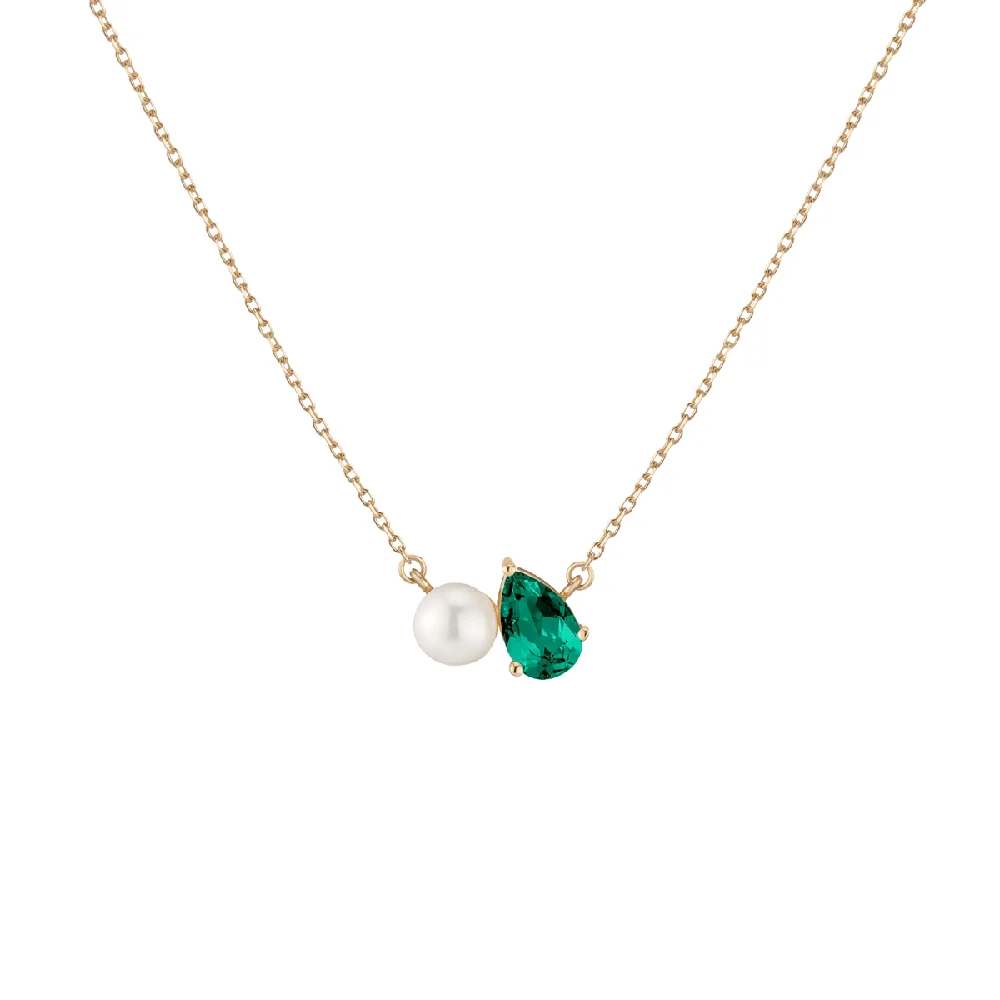 Pearl Toi et Moi Necklace