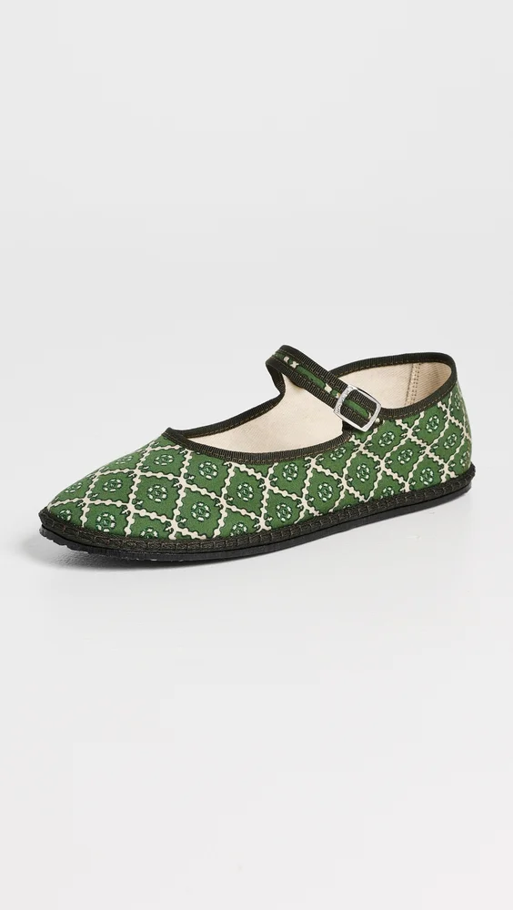 Cotton Mary Janes - Nucifera