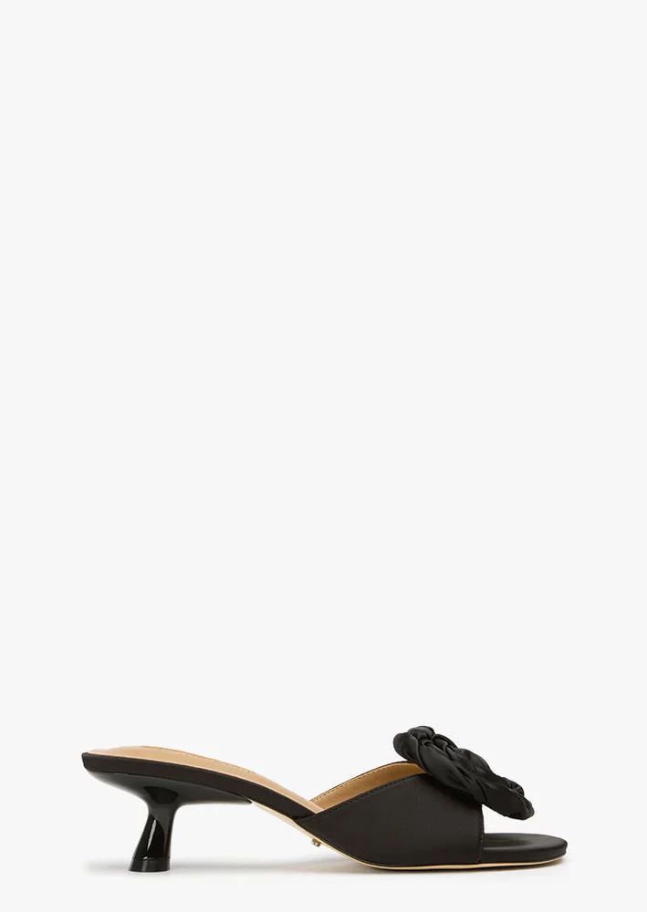 Kima Black Satin