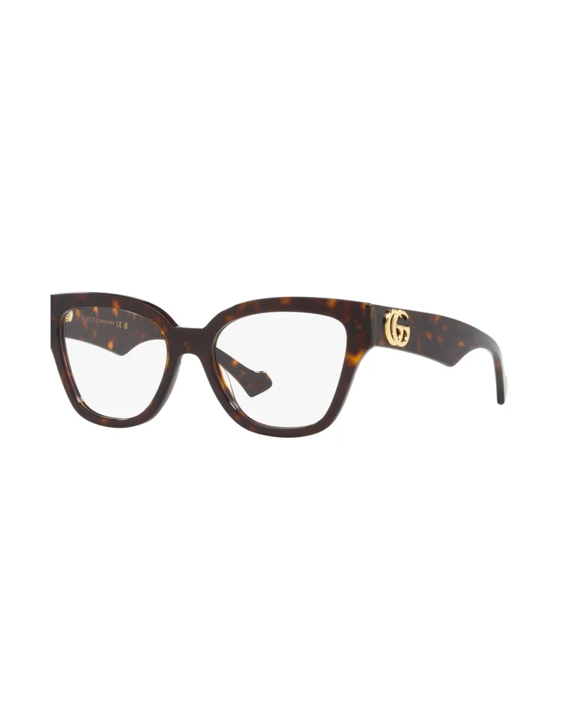 Woman Round Plastic GG1424O Eyeglasses
