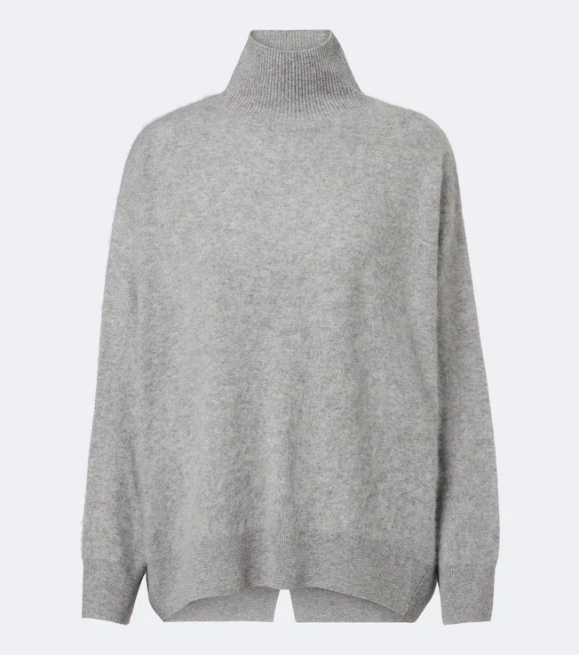 Wool turtleneck sweater