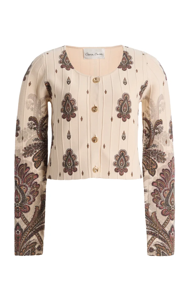 Rose Knit Cardigan