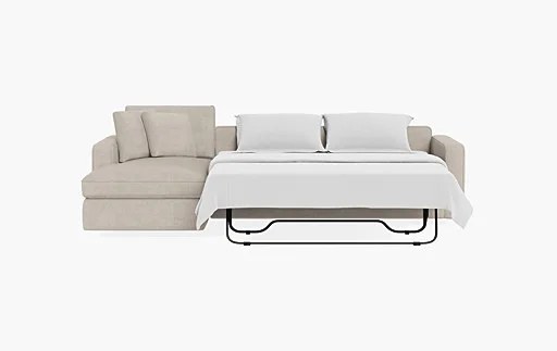 James 3-Seat Chaise Sleeper Sectional