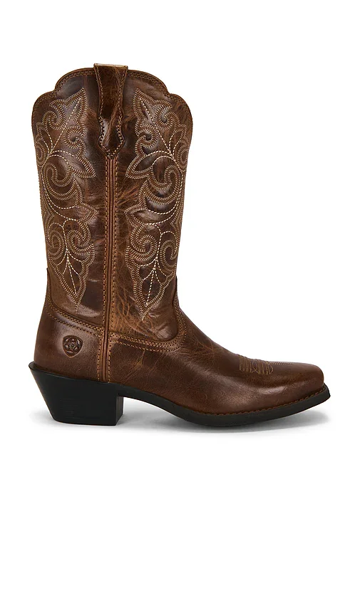 Round Up Square Toe Boots
